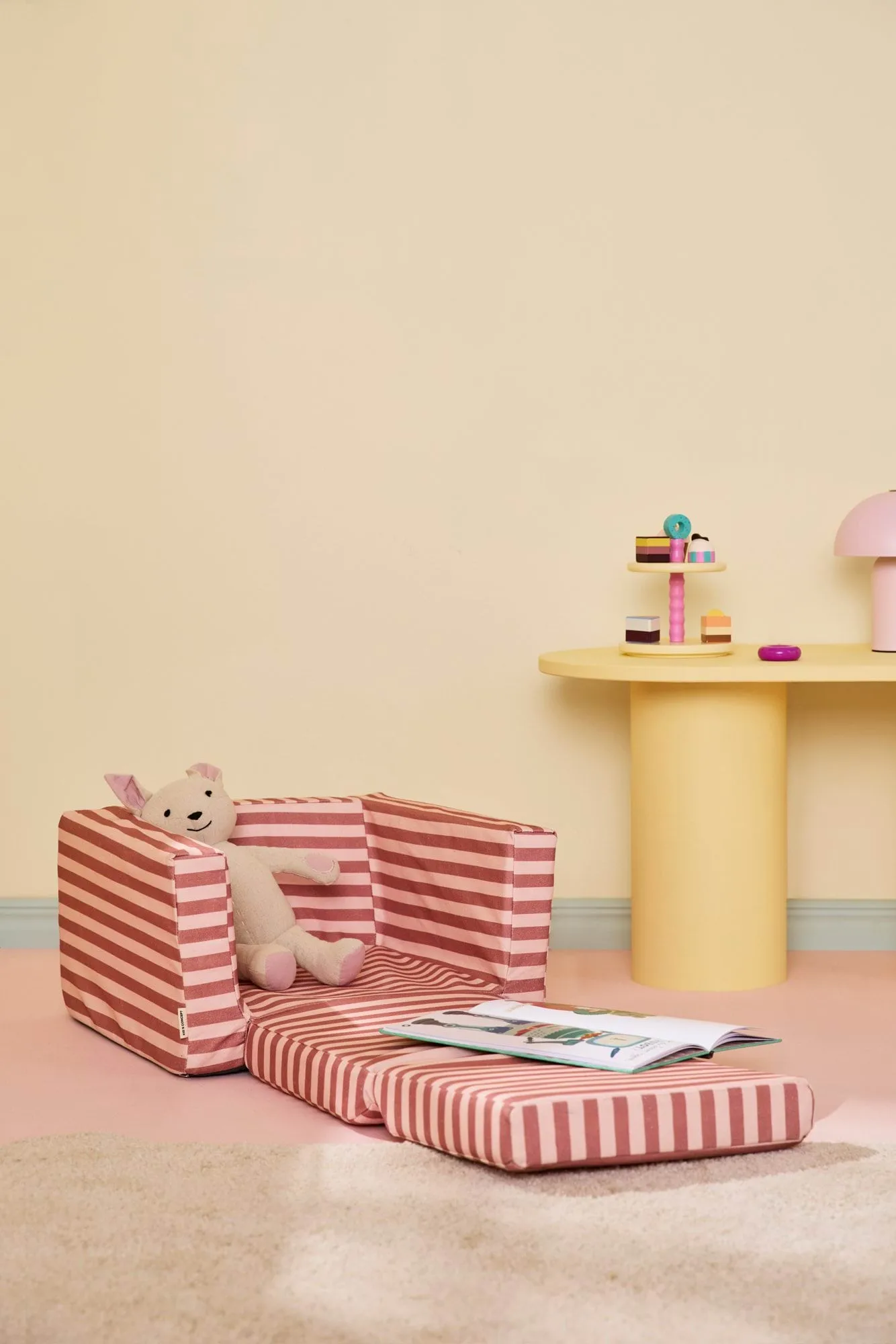 Kid's Base lenestol sammenleggbar, Brunrosa Kid's Concept
