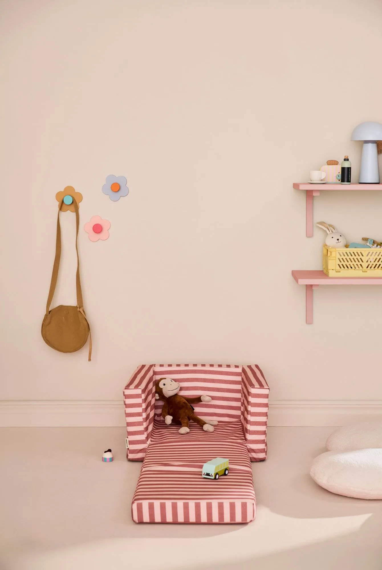 Kid's Base lenestol sammenleggbar, Brunrosa Kid's Concept