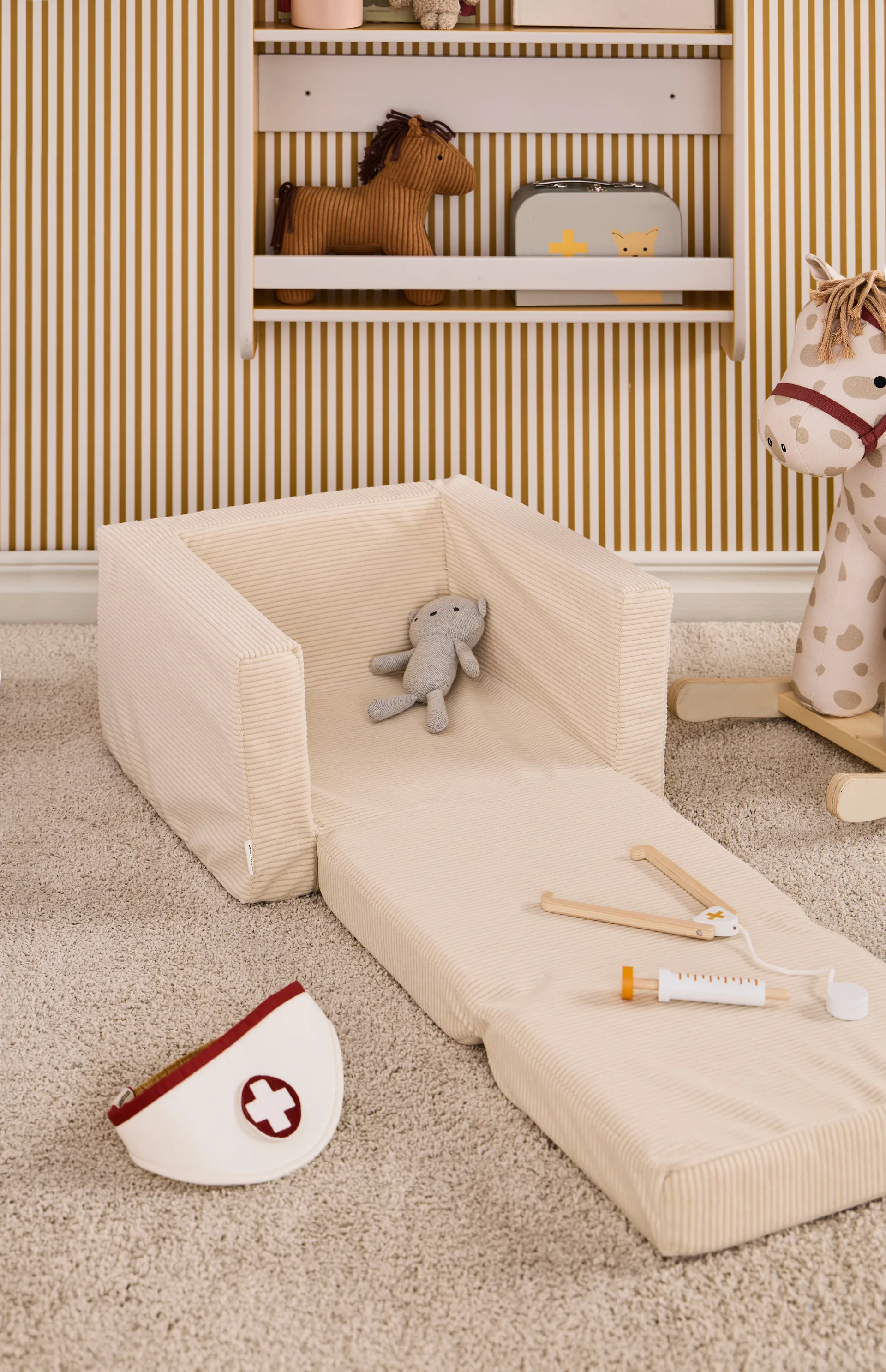 Kid's Base lenestol sammenleggbar, Naturhvit Kid's Concept