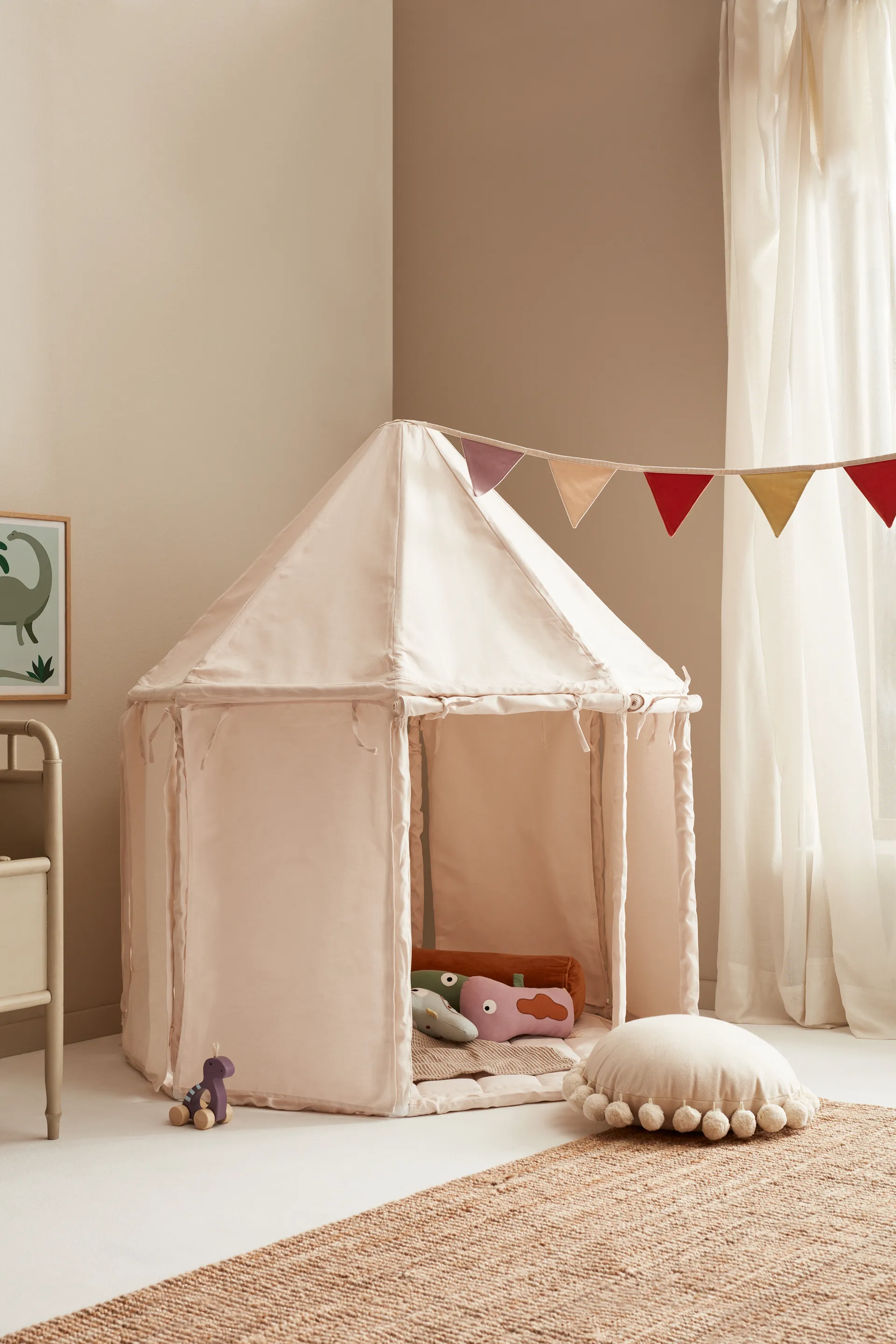 Kids Base paviljongtelt, Naturhvit  Kid's Concept