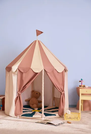 Kids Base paviljongtelt - Rand brun - Kid's Concept