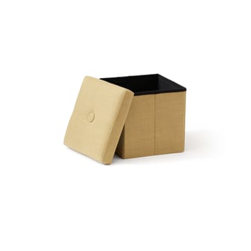 Kids Base puff med oppbevaring - Gul - Kid's Concept