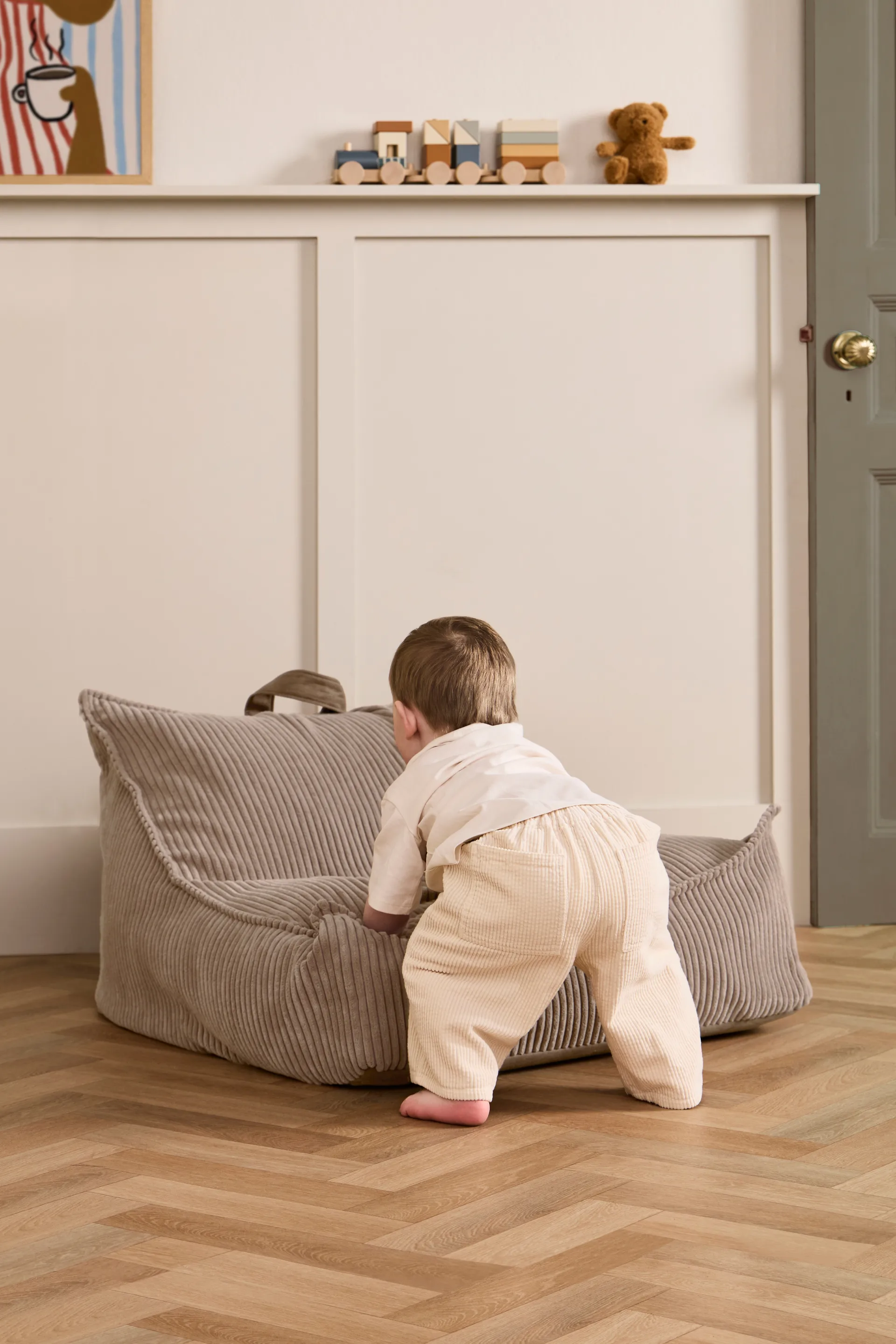 Kid's Base sittesekk, Brun Kid's Concept