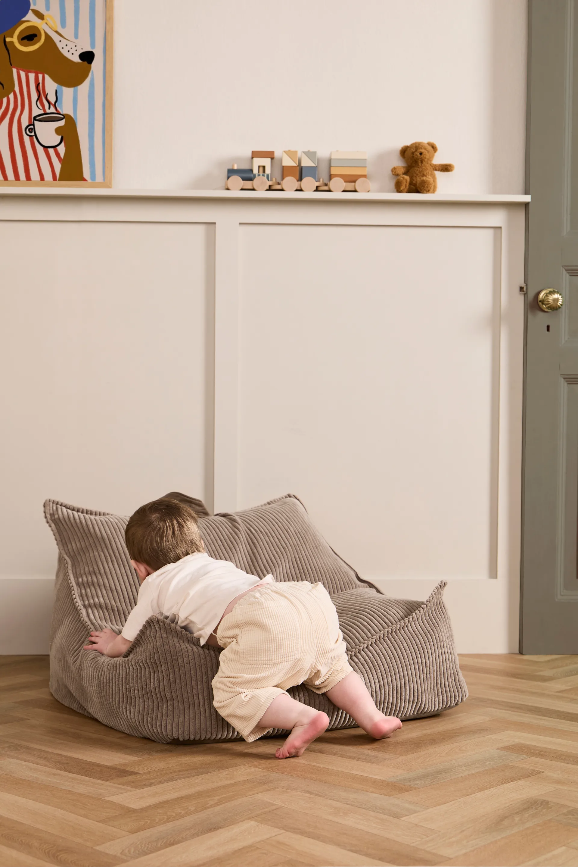 Kid's Base sittesekk, Brun Kid's Concept