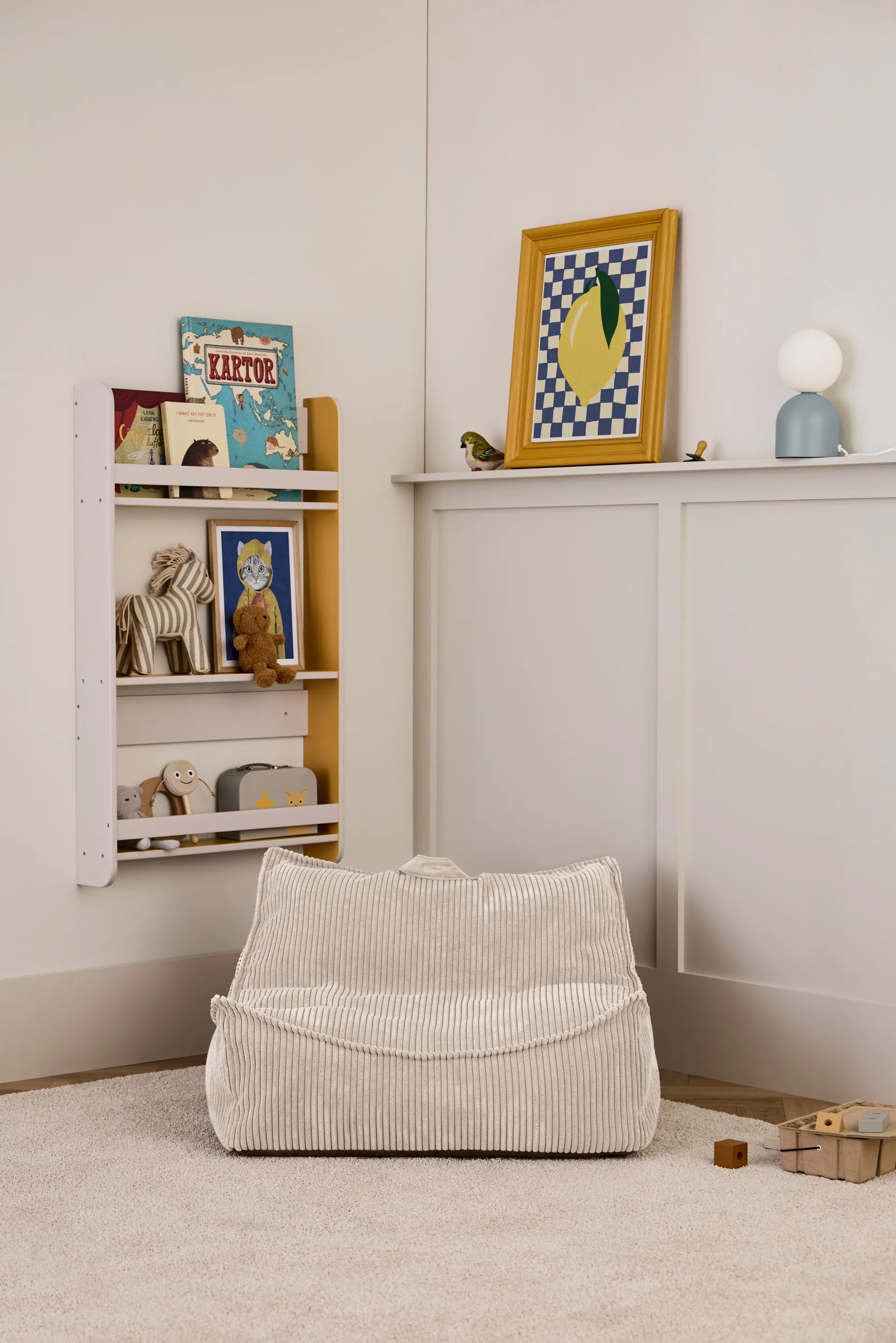 Kid's Base sittesekk, Naturhvit Kid's Concept