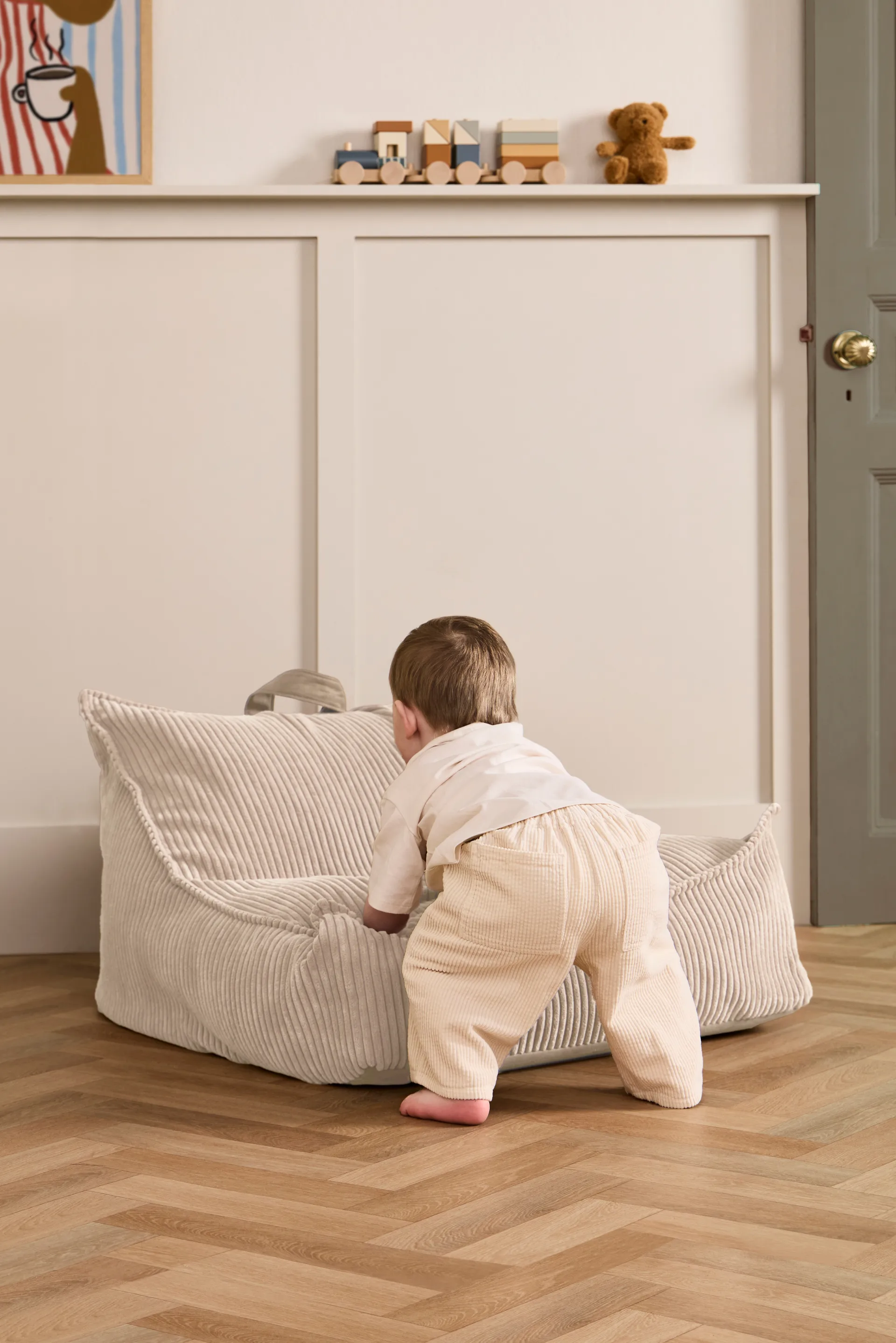 Kid's Base sittesekk, Naturhvit Kid's Concept