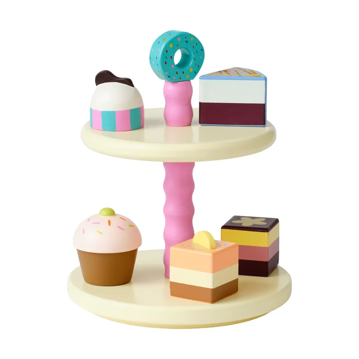 Kid's Concept kakefat med kaker - 9 deler - Kid's Concept