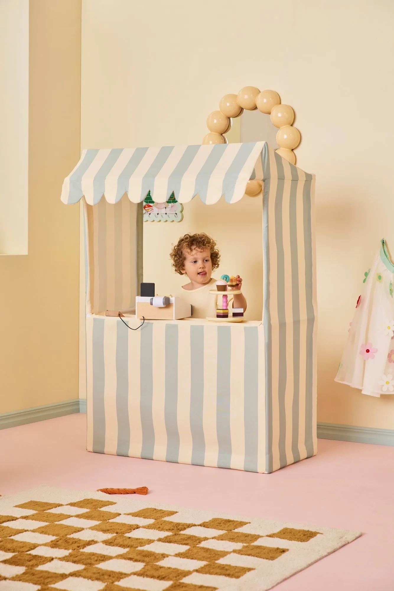 Kid's Concept markedsbod, Grønnblå Kid's Concept