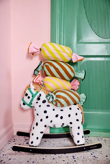 Pippi karamell pute - Grønn, 53x16 cm - Kid's Concept