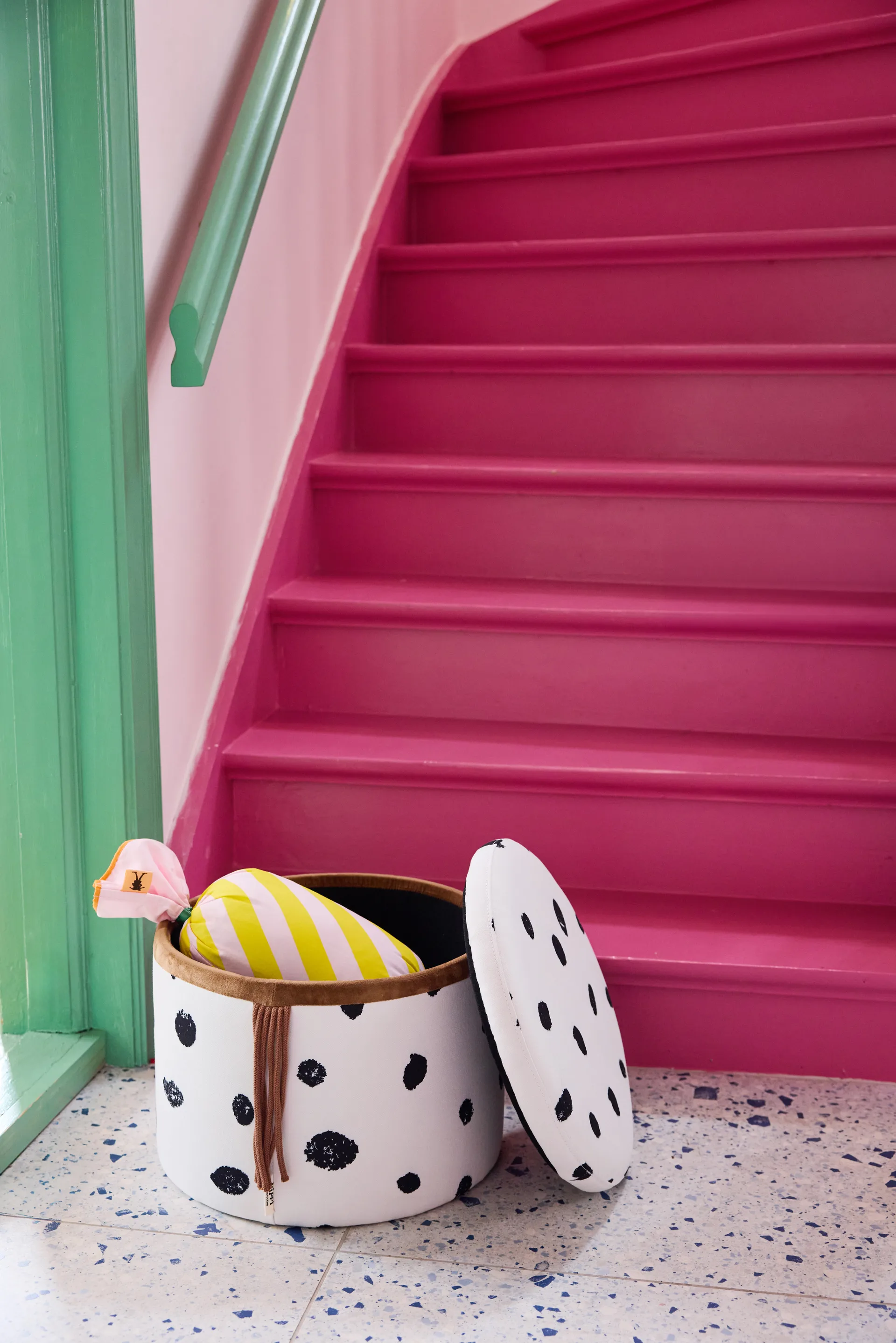 Pippi karamell pute, Rosa, 53x16 cm Kid's Concept