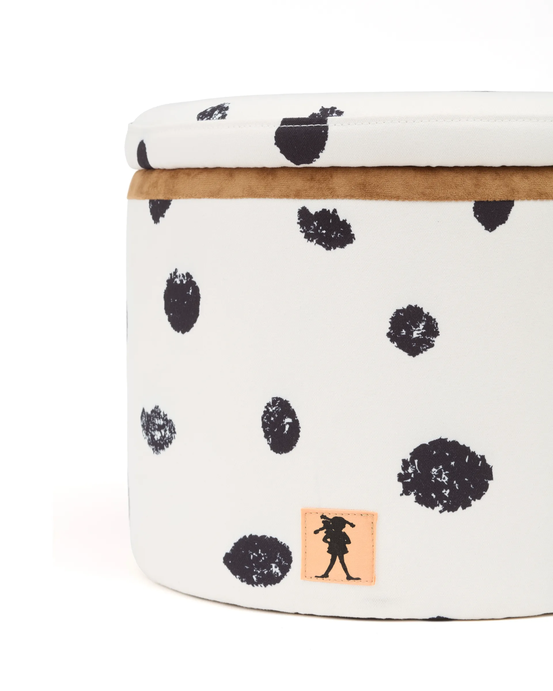 Pippi puff med oppbevaring Ø40x30,5 cm, Multi Kid's Concept