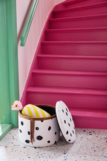 Pippi puff med oppbevaring Ø40x30,5 cm - Multi - Kid's Concept
