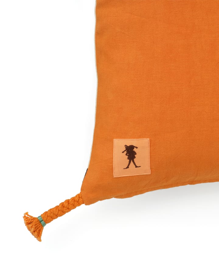 Pippi putetrekk 50x50 cm, Hvit-orange Kid's Concept