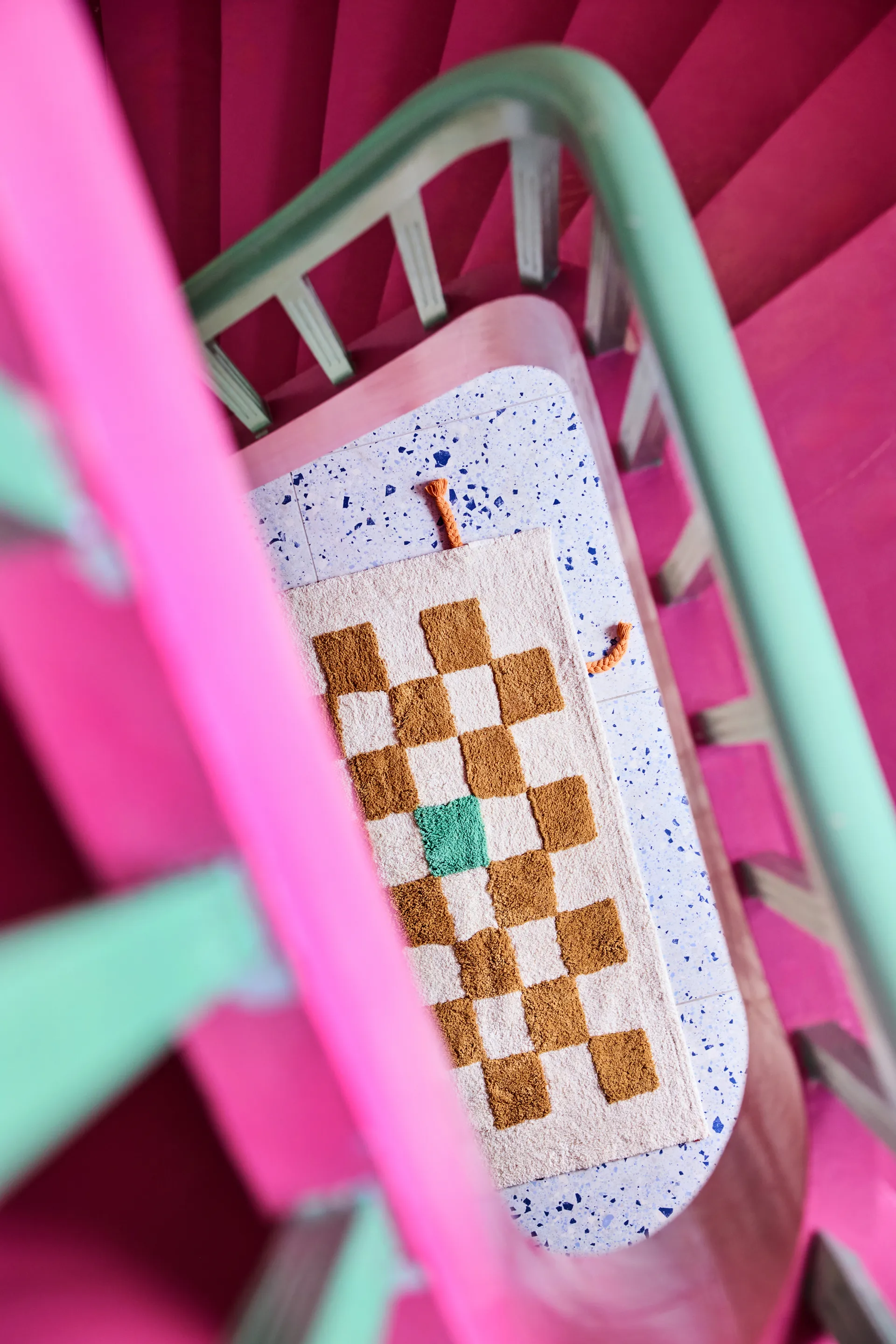 Pippi teppe rute, Khaki, 120x160 cm Kid's Concept