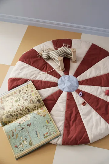 Sirkus lekematte - Rød, Ø112×2 cm - Kid's Concept