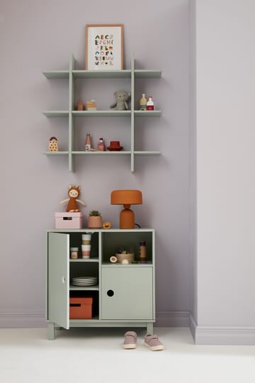 Star vegghylle 3 hylleplater - Lysegrønn - Kid's Concept