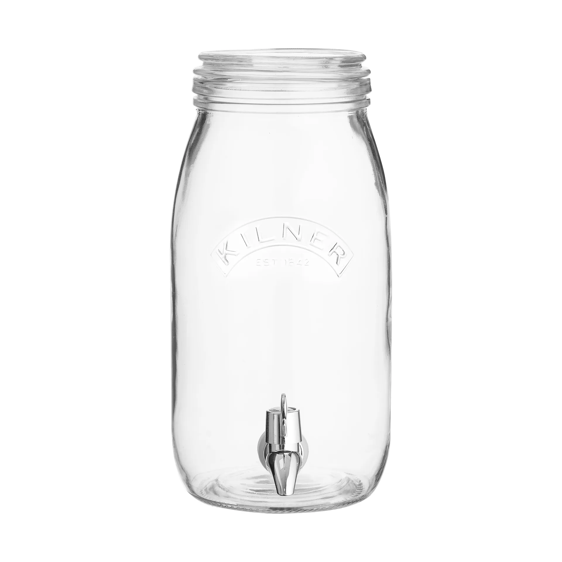Kilner drikkedispenser med tappekran, Klar, 3 l Kilner