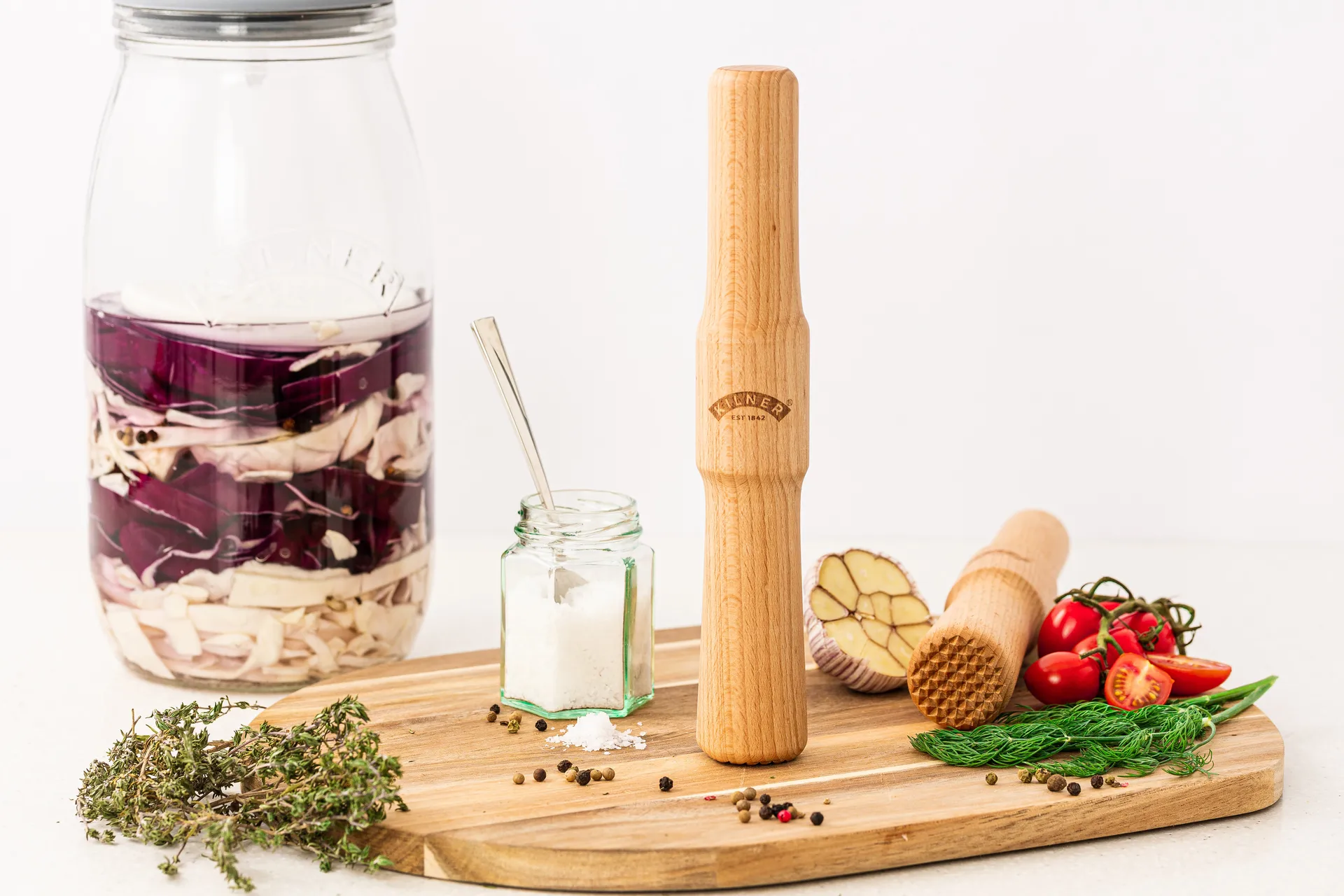 Kilner fermenteringsstøter, Lyst tre Kilner