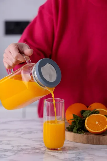 Kilner FRESH kjølekaraffel - Klar-grå, 1,2 L - Kilner