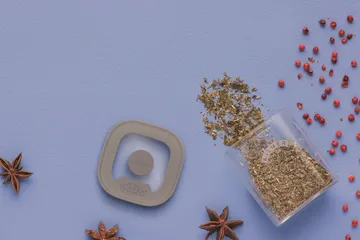 Kilner FRESH krydderkrukke firkantet - Klar-grå, 160 ml - Kilner