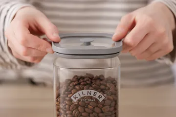 Kilner FRESH oppbevaringskrukke - Klar-grå, 1 L - Kilner