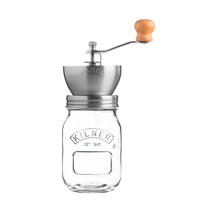 Kilner kaffekvern - Klar-rustfritt stål, 0,5 L - Kilner