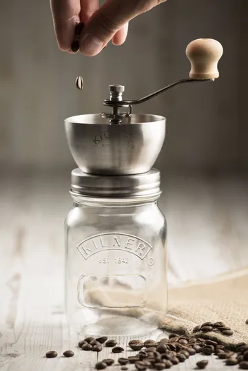 Kilner kaffekvern - Klar-rustfritt stål, 0,5 L - Kilner