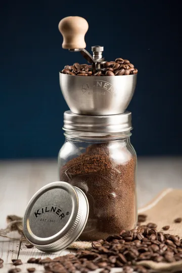 Kilner kaffekvern - Klar-rustfritt stål, 0,5 L - Kilner