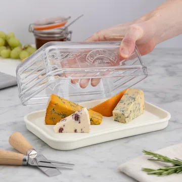 Kilner ostoppbevaring - Klar-hvit - Kilner