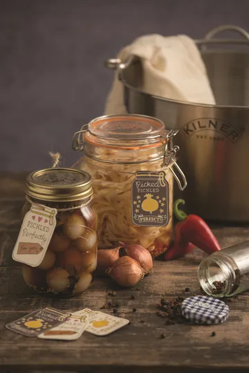 Kilner rund boks med bøyle - Klar, 1 L - Kilner