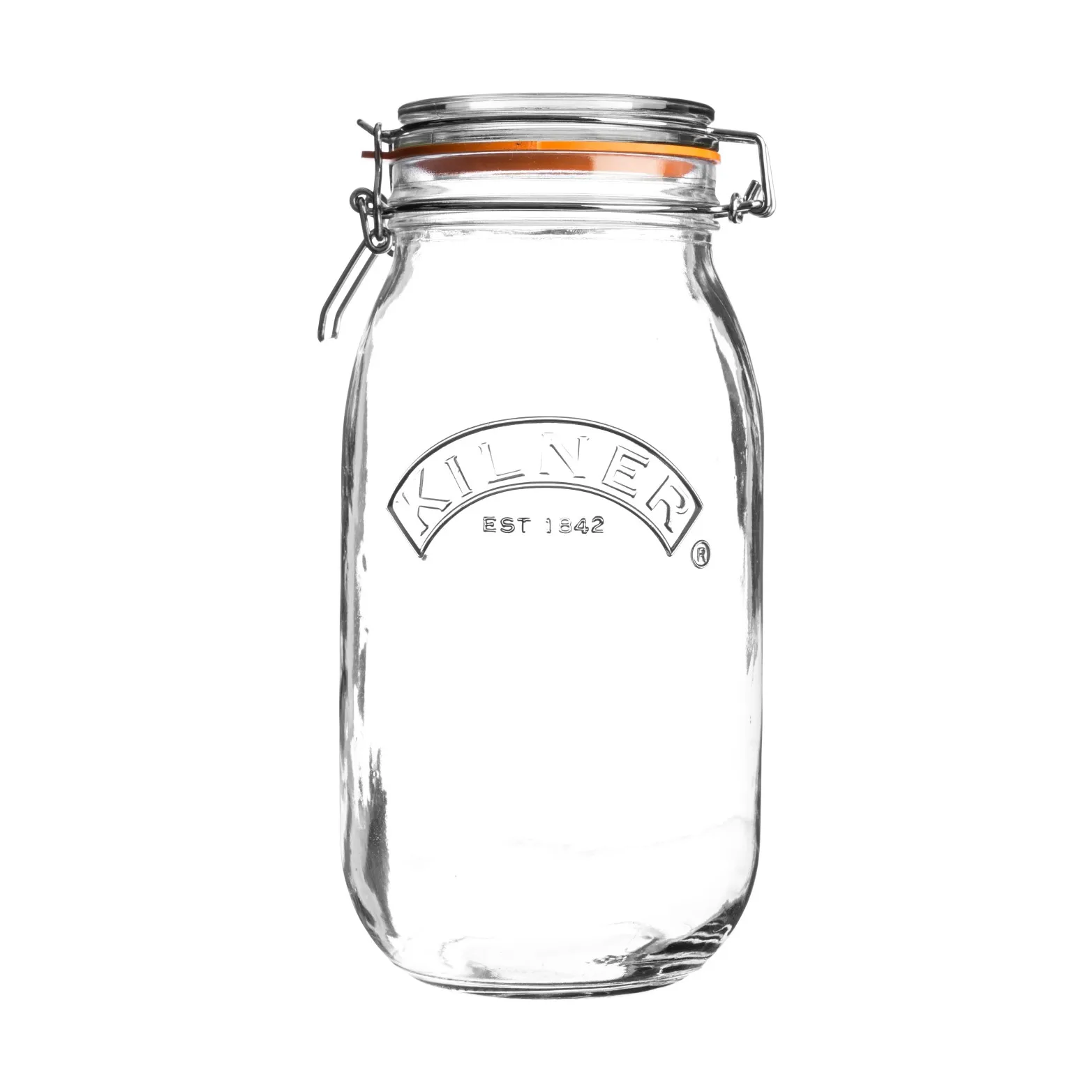Kilner rund boks med bøyle Klar, 1,5 L | Skandinavisk Design | Oppbevaringsbokser | Gjennomsiktig