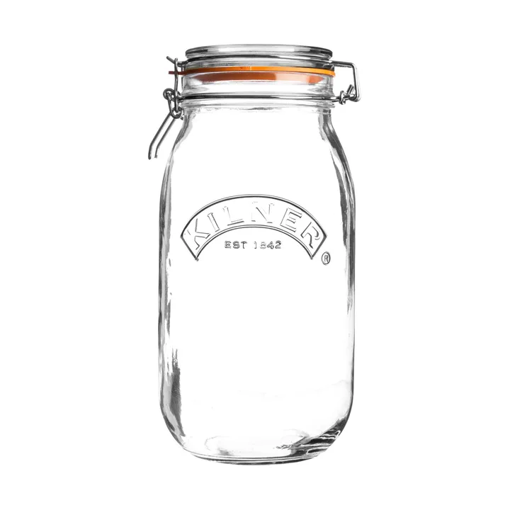 Kilner rund boks med bøyle - Klar, 3 l - Kilner