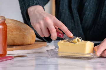 Kilner smørkniv sett - Rød-rustfritt stål - Kilner