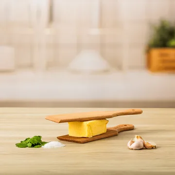 Kilner smørspade - Lyst tre, 2-pakning - Kilner