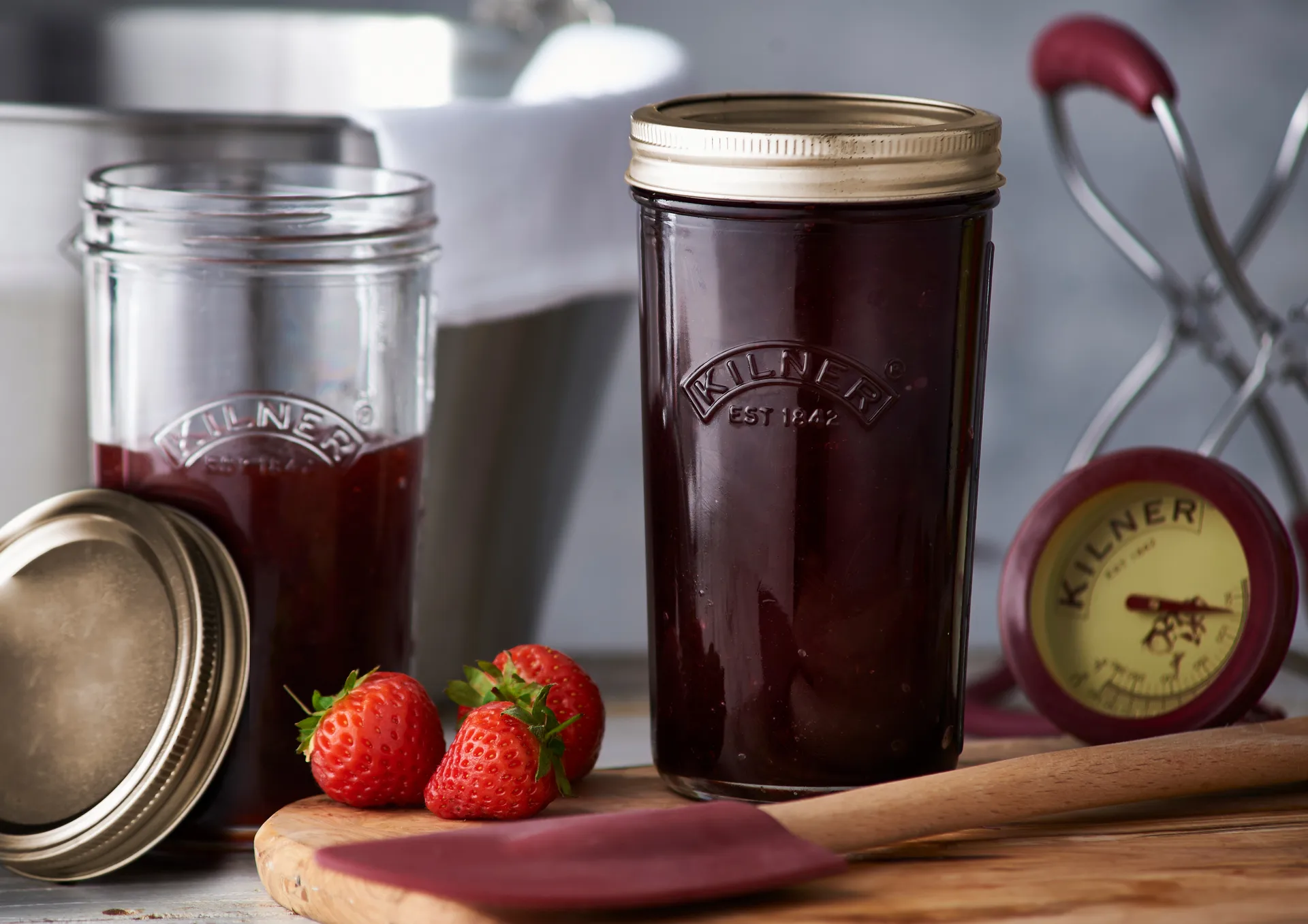 Kilner WIDE konserveringsglass, Klar-gull, 0,5 L Kilner