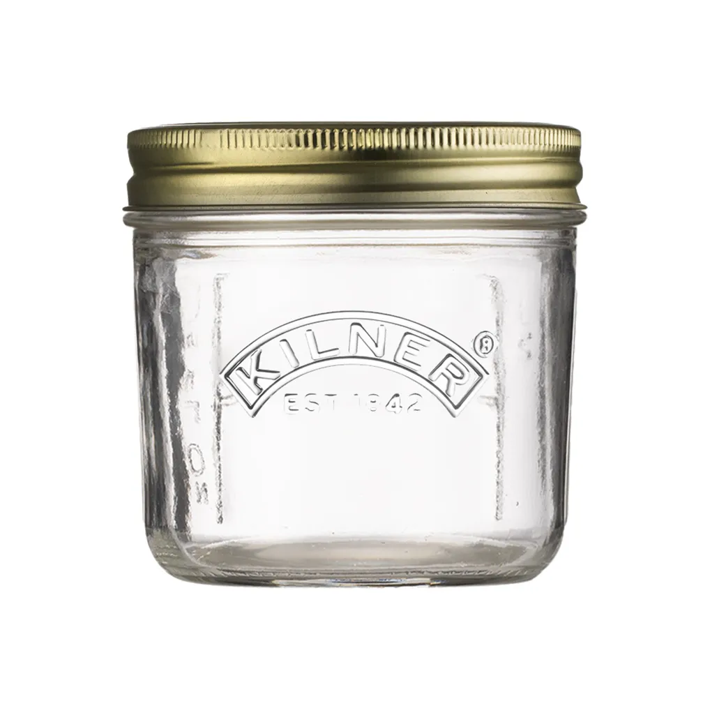 Kilner WIDE konserveringsglass, Klar-gull, 200 ml Kilner