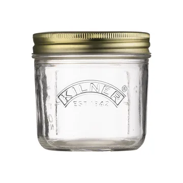 Kilner WIDE konserveringsglass - Klar-gull, 200 ml - Kilner