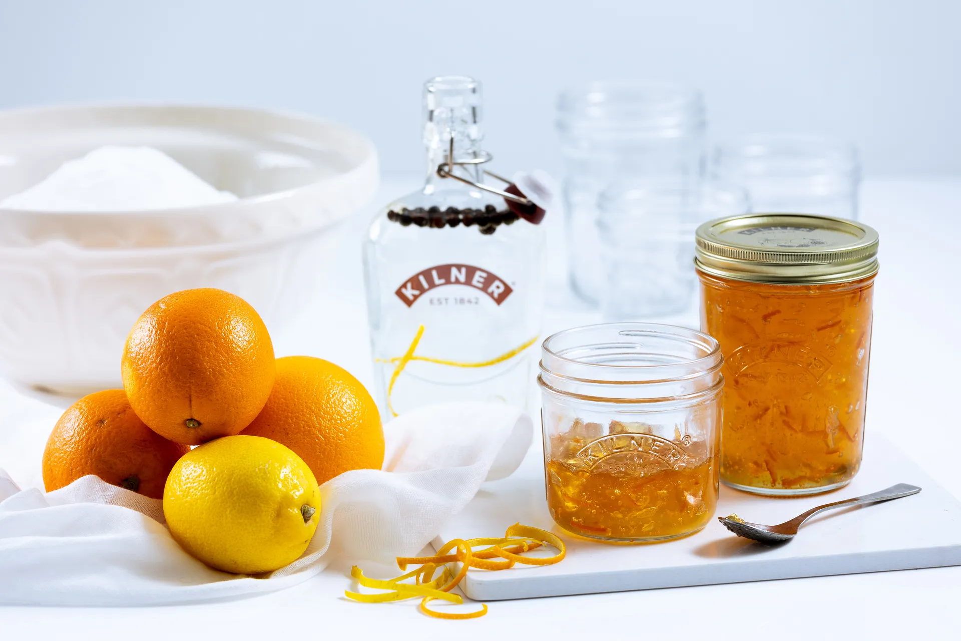 Kilner WIDE konserveringsglass, Klar-gull, 350 ml Kilner