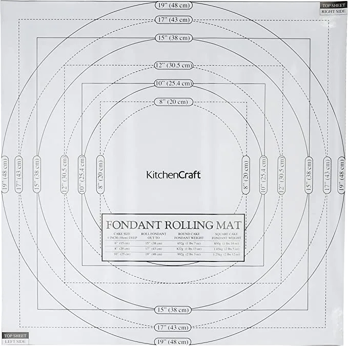 Glasurmatte 2-pakning, Plast Kitchen Craft