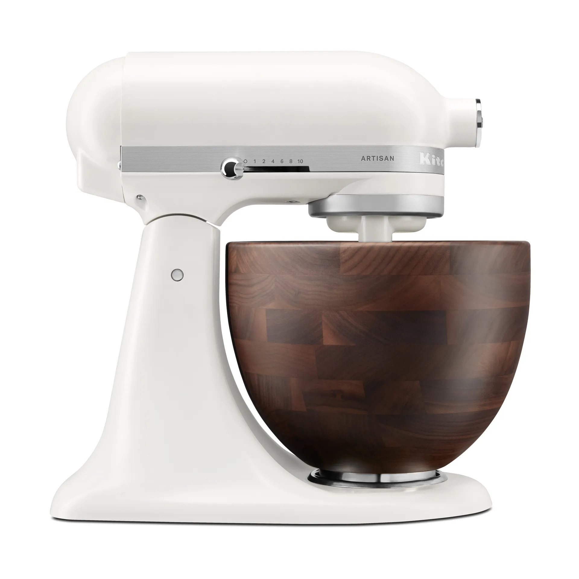 Aritsan 5KSM156 kjøkkenmaskin med treskål 4,7 l, Porcelain white-walnut KitchenAid