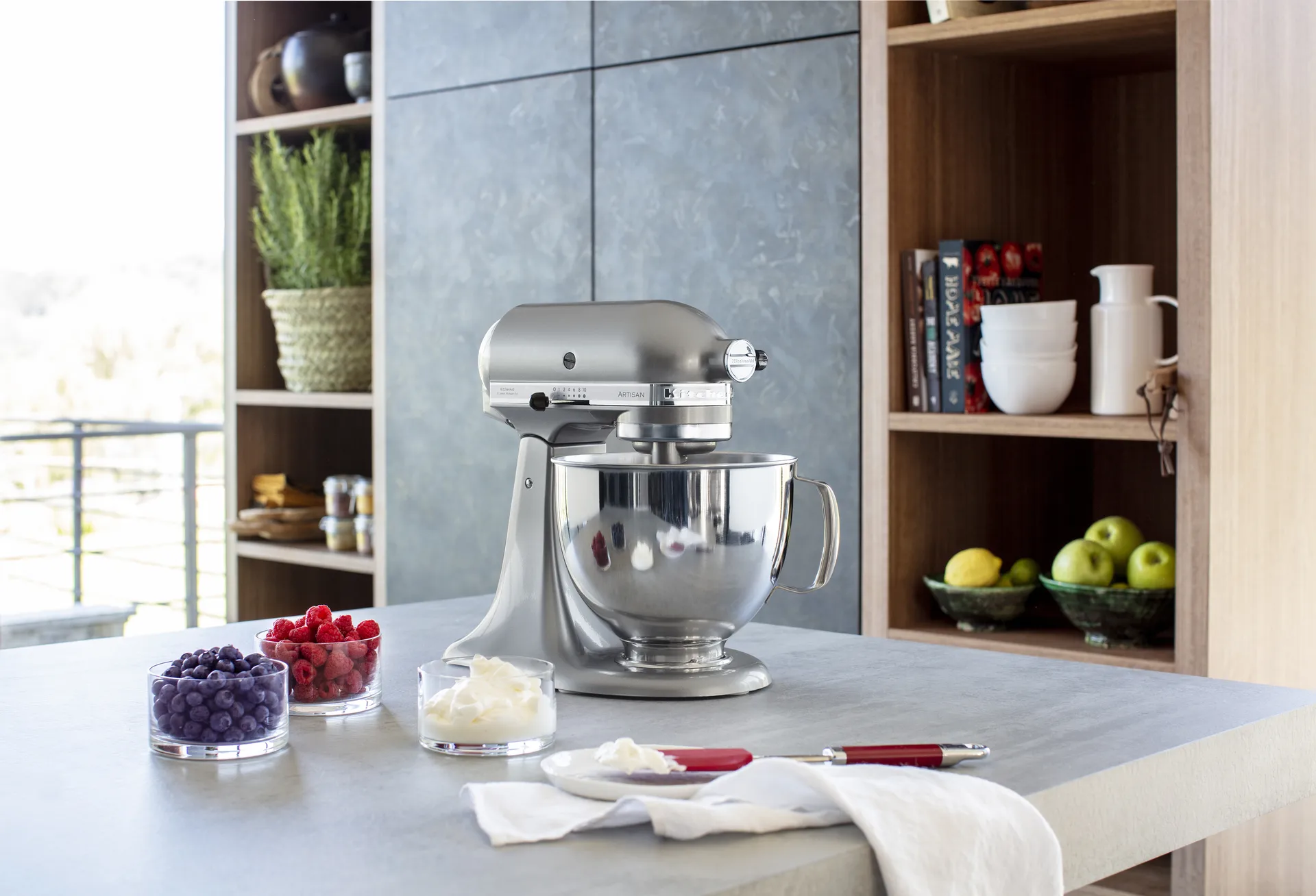 Artisan 5KSM125 kjøkkenmaskin 4,8 l, Contour silver KitchenAid