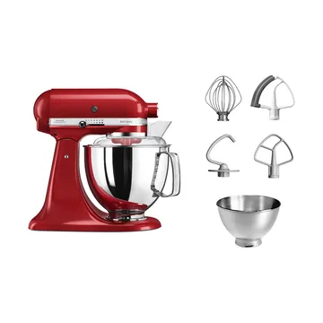 Artisan 5KSM175 kjøkkenmaskin med ekstra tilbehør 4,8 L - Empire red - KitchenAid