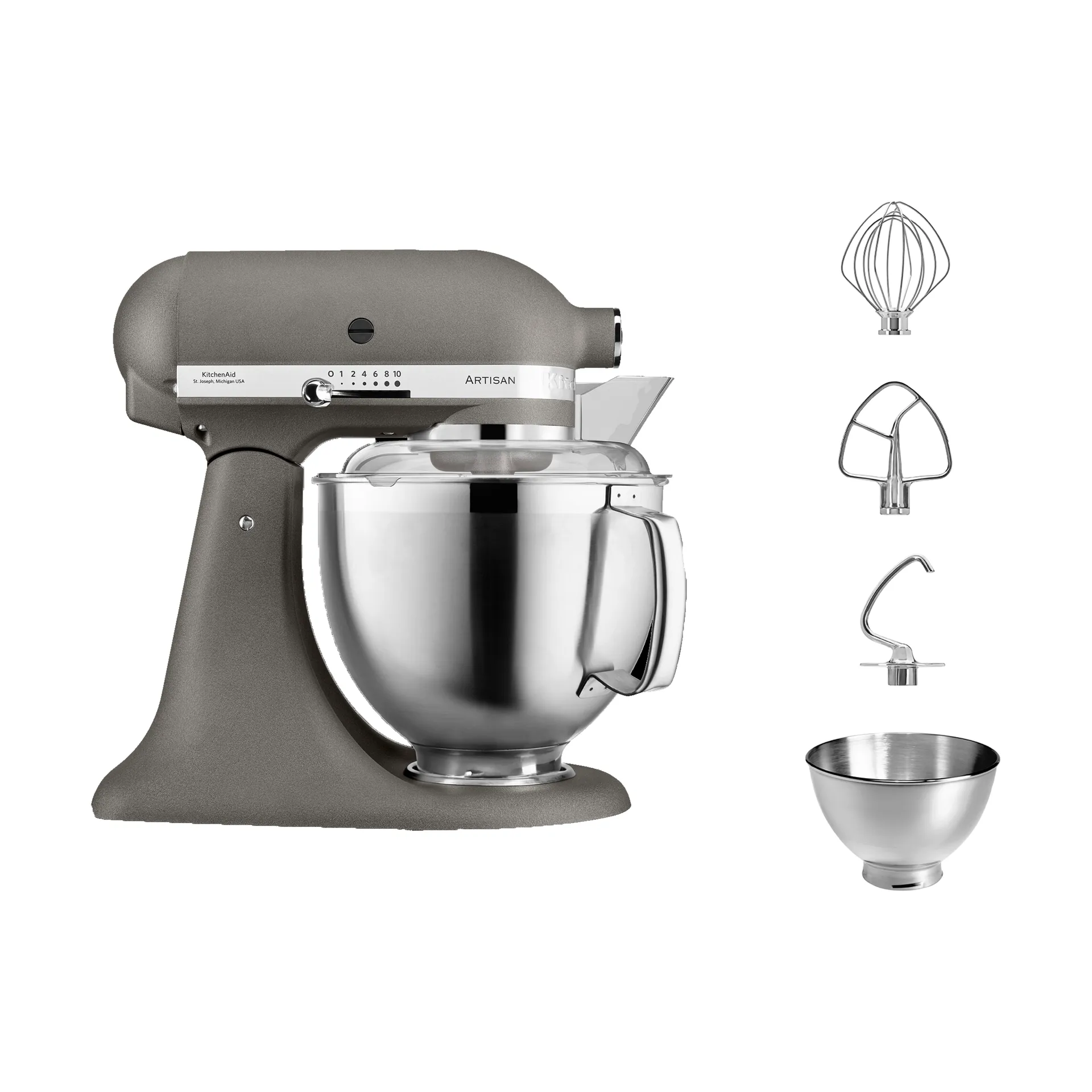 Artisan 5KSM185 kjøkkenmaskin premium 4,8 L, Imperial grey KitchenAid