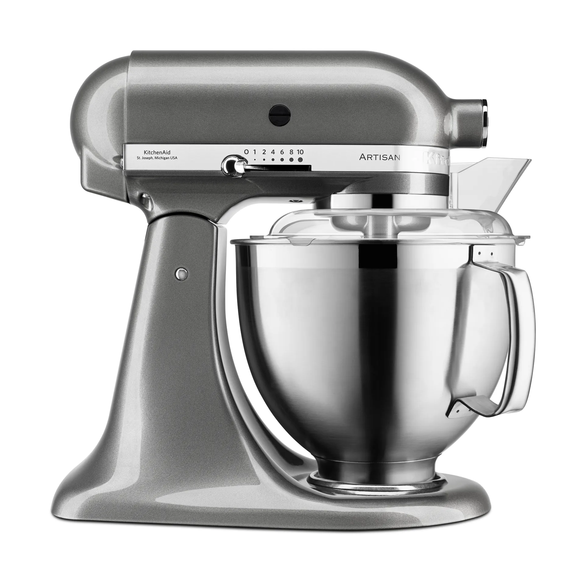 Artisan 5KSM185 kjøkkenmaskin premium 4,8 L, Medallion silver KitchenAid