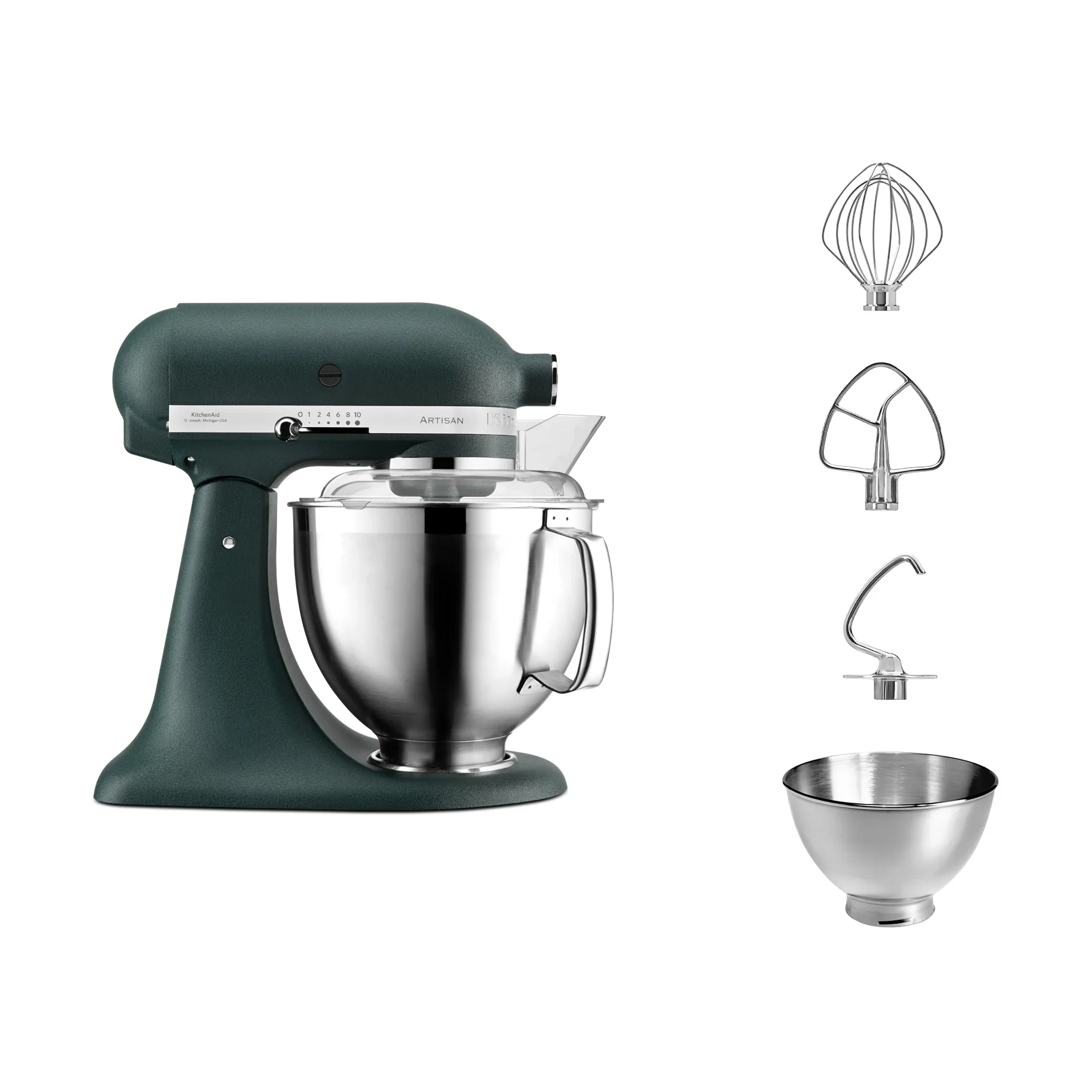 Artisan 5KSM185 kjøkkenmaskin premium 4,8 L, Pebbled palm KitchenAid