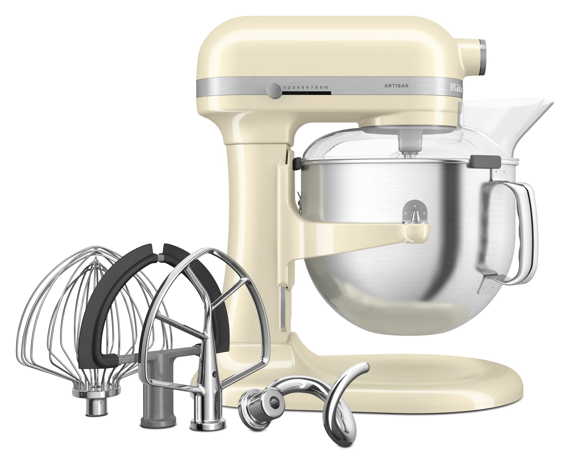 Artisan 5KSM70 kjøkkenmaskin med løftearm 6,6 L, Almond cream KitchenAid
