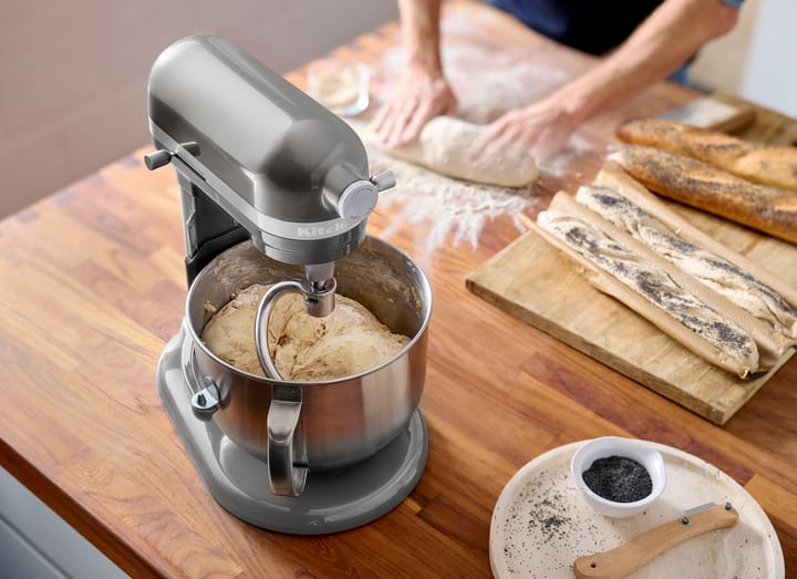 Artisan 5KSM70 kjøkkenmaskin med løftearm 6,6 L, Contour silver KitchenAid
