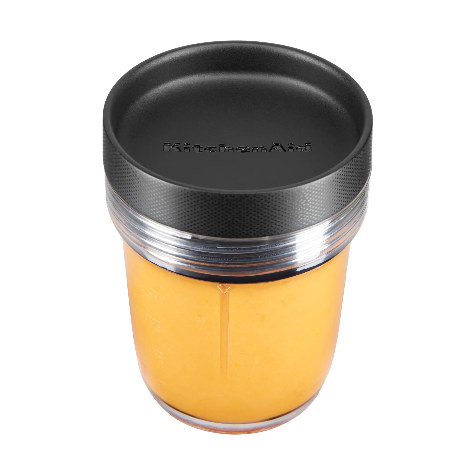 K400+K150 beholder med lokk 200 ml 2-pakning, Transparent KitchenAid