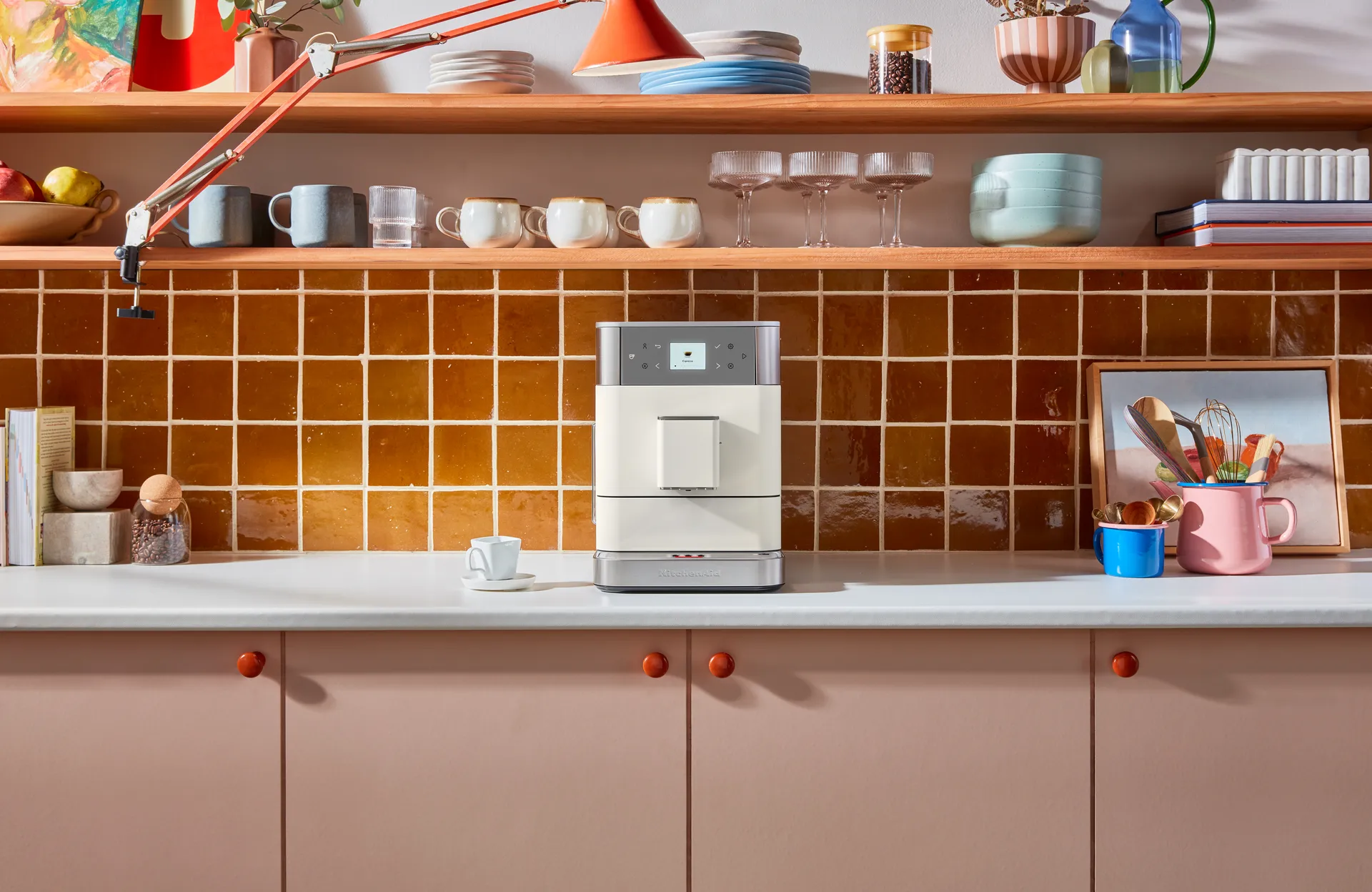 KitchenAid automatisk espressomaskin KF6, Porcelain white KitchenAid