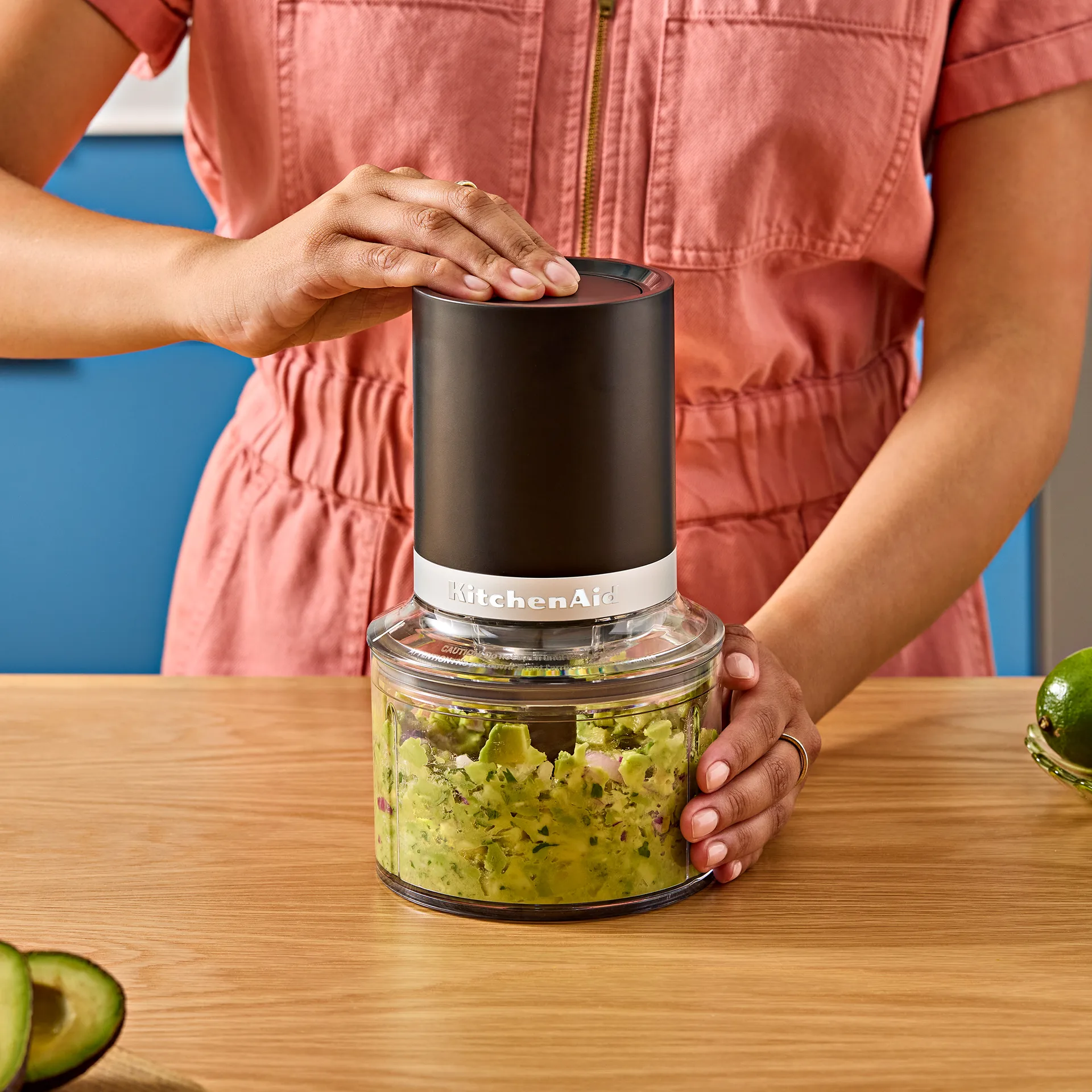 KitchenAid Go trådløs hakker uten batteri, Mattsvart KitchenAid